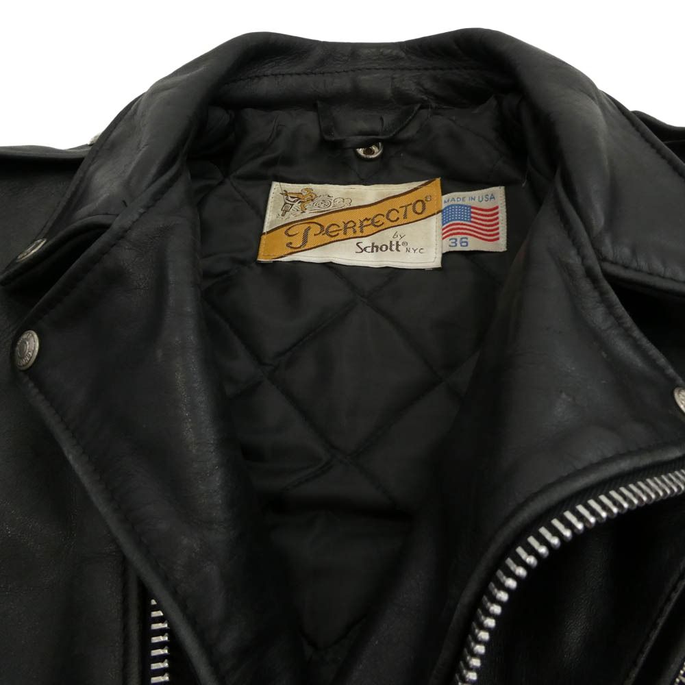 Schott 80s 90s バイカータグ 618 ライダースジャケット Schott 80s 90s バイカータグ 618 ライダースジャケット schott