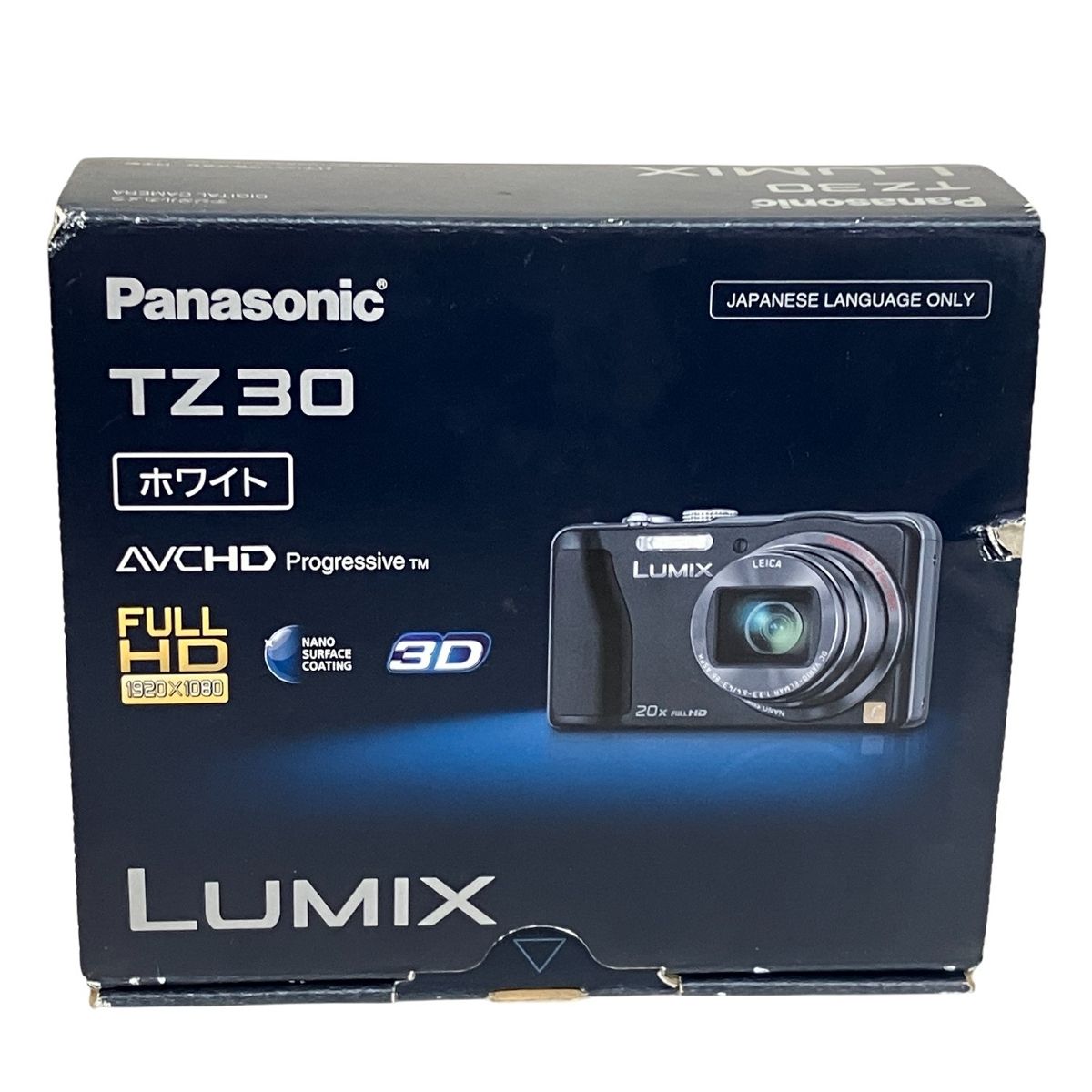 Panasonic LUMIX DMC-TZ30 デジタルカメラ ホワイト Panasonic LUMIX DMC-TZ30 デジタルカメラ ホワイト パナソニック
