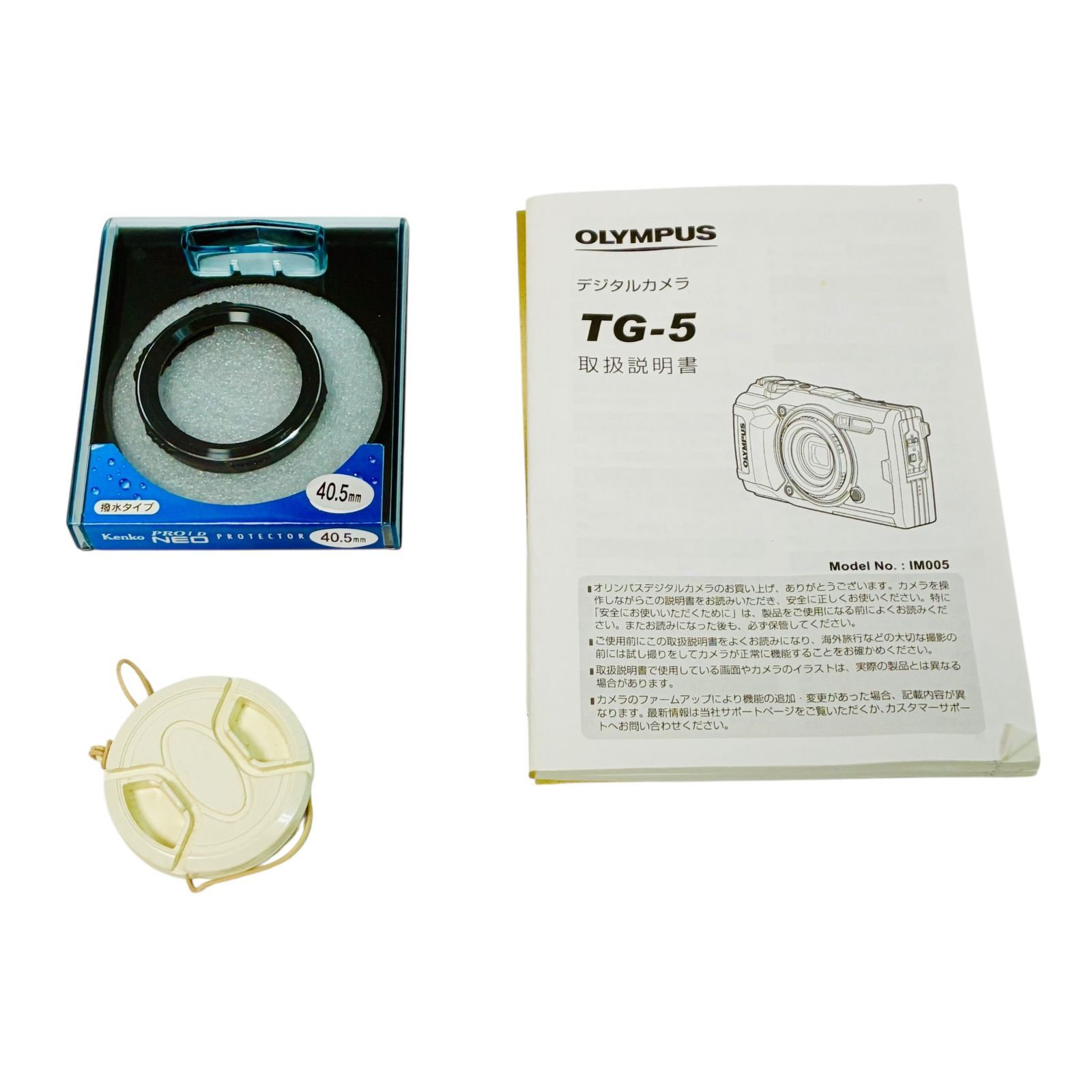 OLYMPUS Tough TG-5 レッド 防水デジタルカメラ 中古良品 完動品 4K 