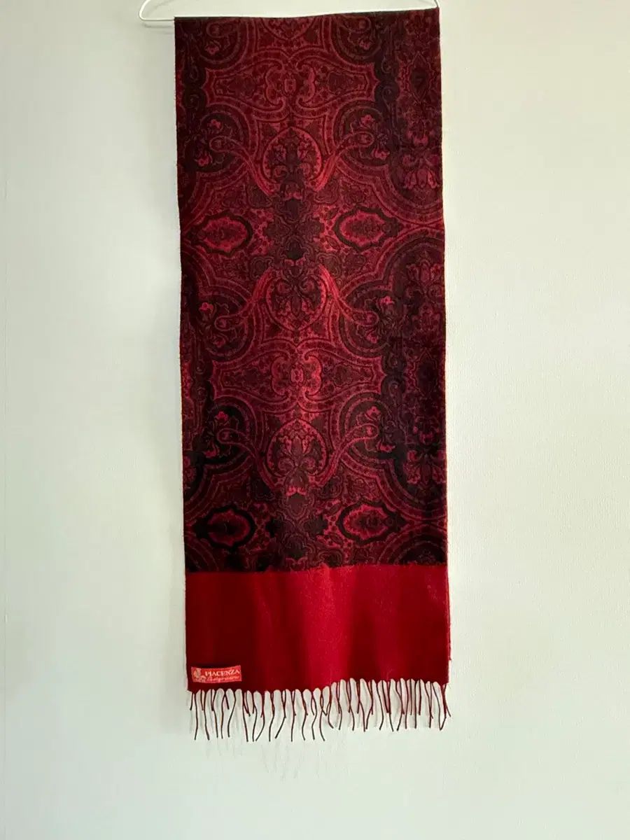 ピアチェンツァ カシミア ベイズリー マフラー