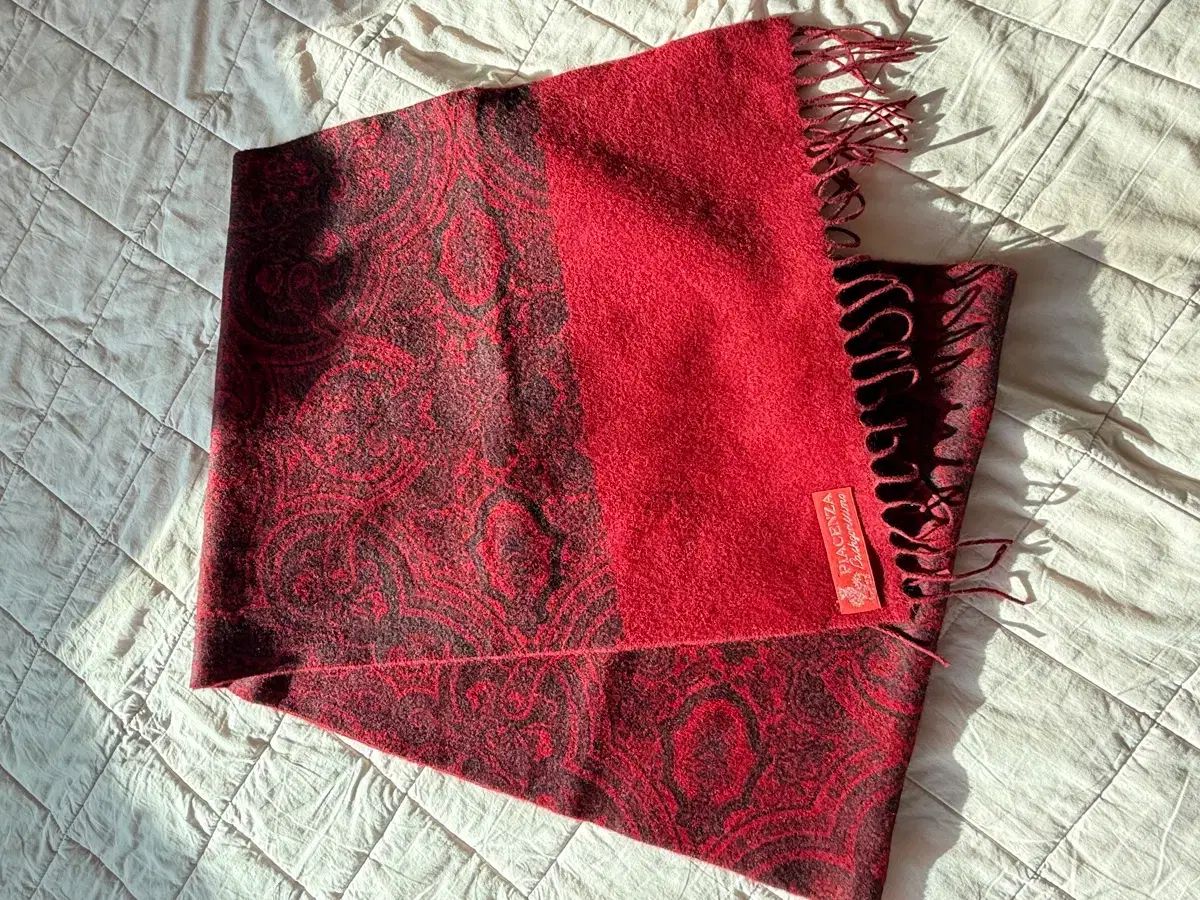 ピアチェンツァ カシミア ベイズリー マフラー