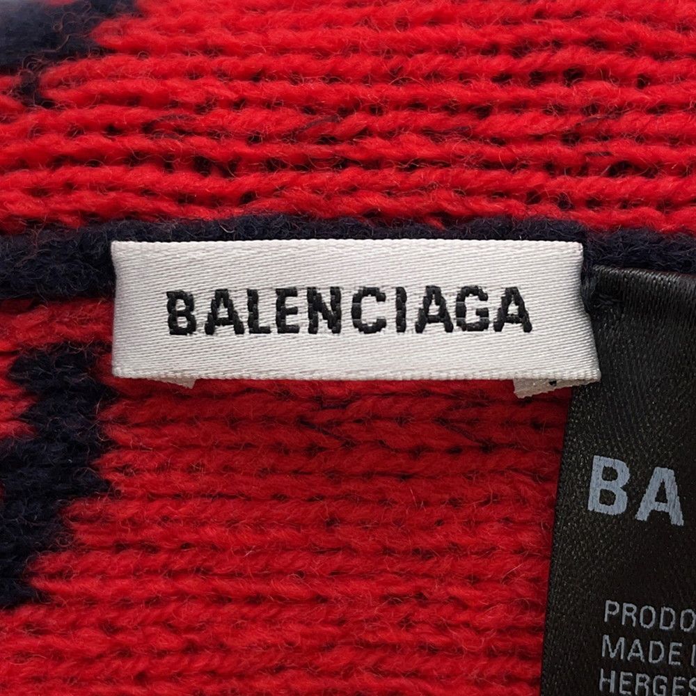  バレンシアガ ニット帽 ロゴ ウール BALENCIAGA 帽子 ニット帽 ビーニー 帽子