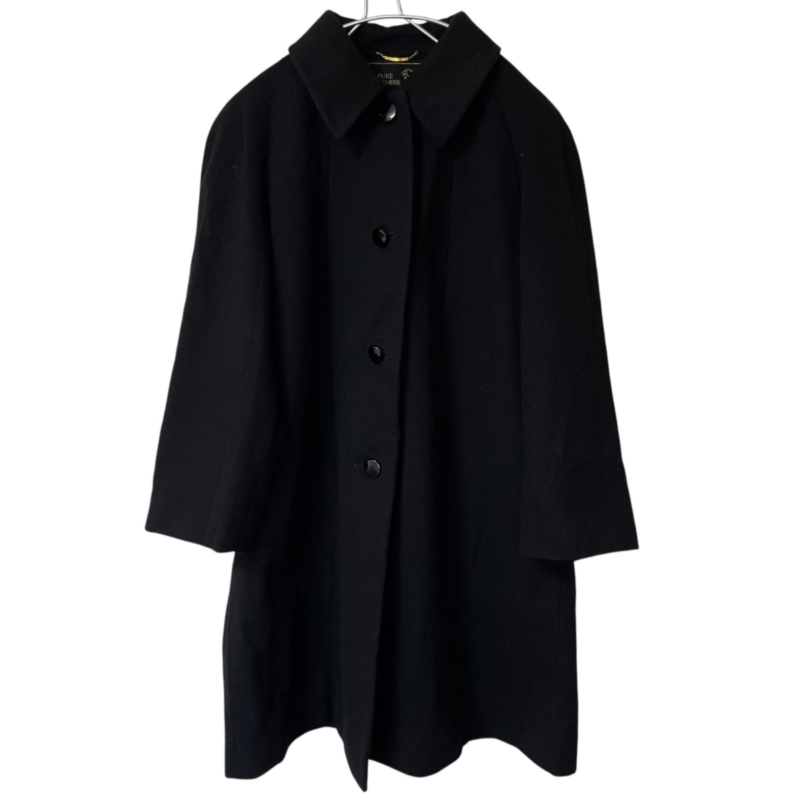 東京スタイル ピュアカシミヤ100 ロングコート 黒 日本製 【公式通販】
