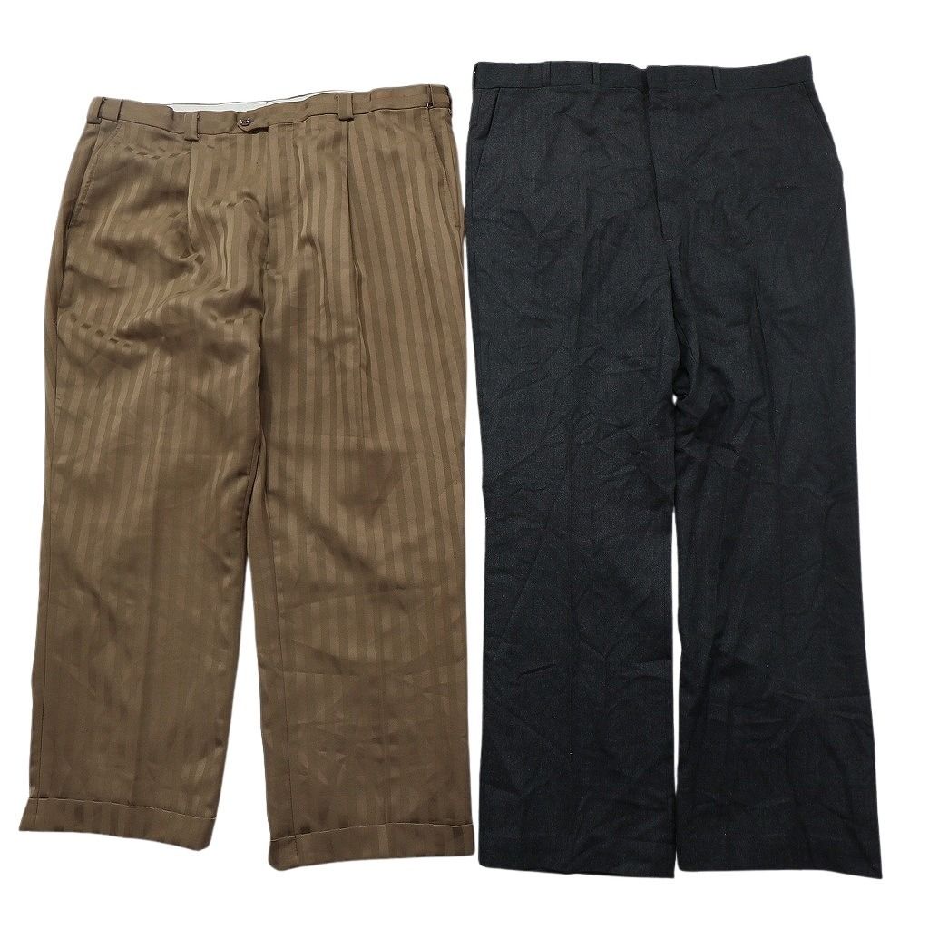 古着卸 まとめ売り スラックス パンツ 8枚セット (メンズ 40 /42 /44