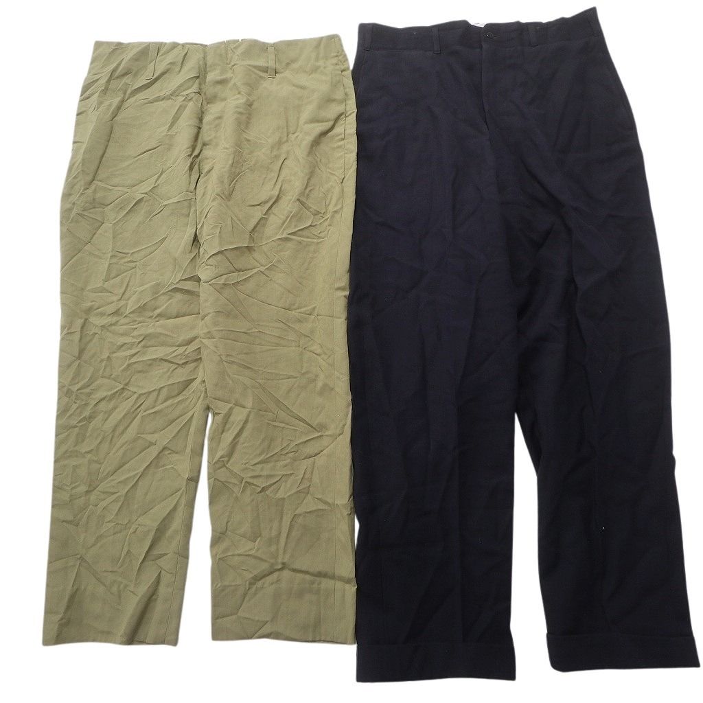 古着卸 まとめ売り ~70 s オールド スラックス パンツ セット メンズ 34 |36 チェック タロンジップ 古着 ND 2934
