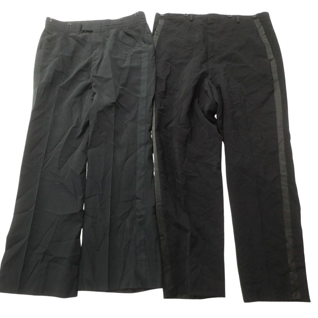 古着卸 まとめ売り ライン スラックス パンツ セット メンズ 34 |36 |38 |40 センタープレス ブラック ストレート 古着 ND 2933