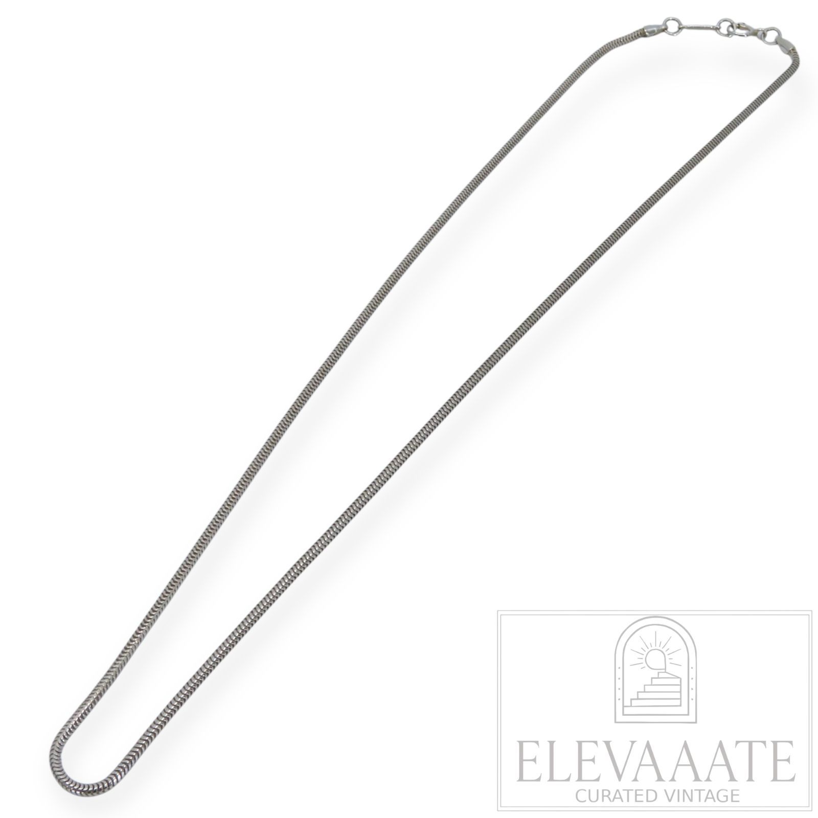 美品 Tiffany&Co. ティファニー スネーク チェーン シルバー 美品 