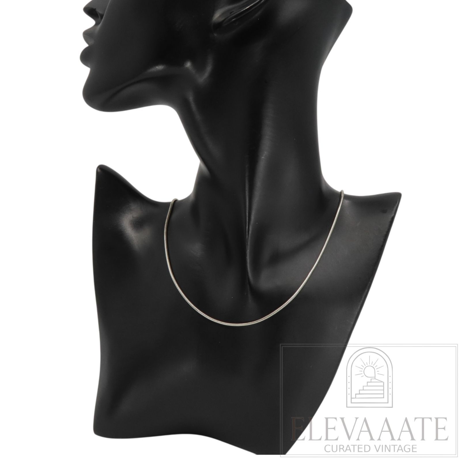 美品 Tiffany&Co. ティファニー スネーク チェーン シルバー