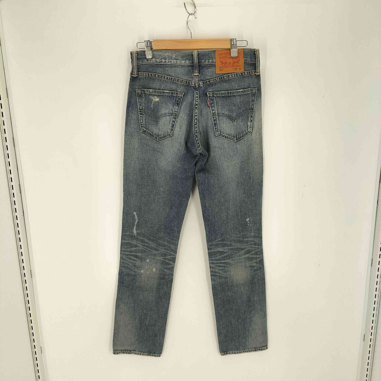 リーバイス Levis ボタン裏3015 日本製 ダメージ加工 511 デニムパンツ メンズ  29/32