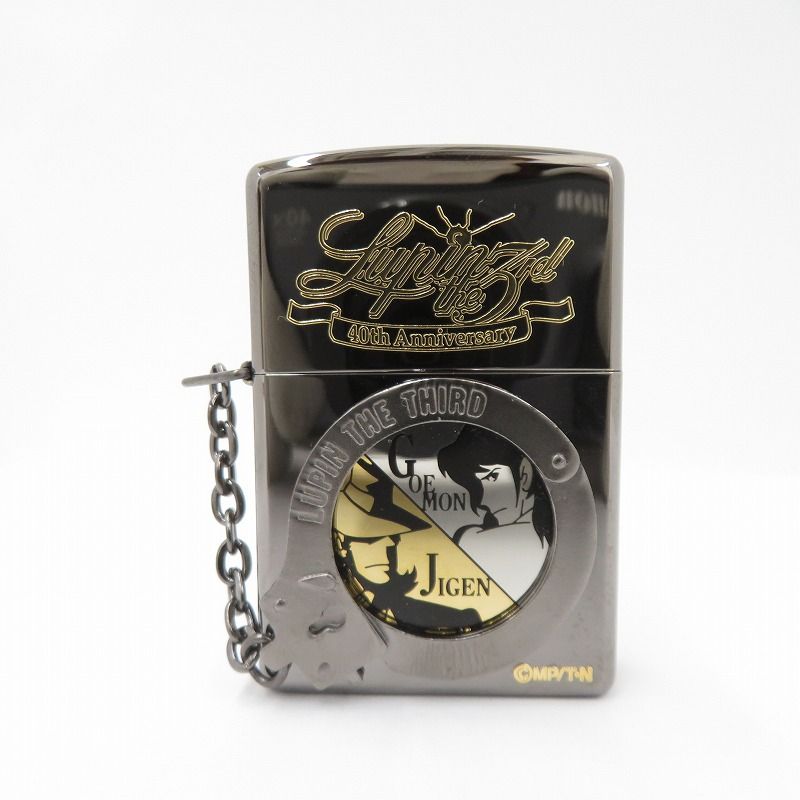 【瀬戸大橋店】 中古 ZIPPO | ジッポ ライター ルパン三世 40Anniversary zippo 五右衛門 次元 未発火 - ブラック 【134】 瀬戸大橋店】 中古 ZIPPO | ジッポ ライター ルパン三世 40Anniversary
