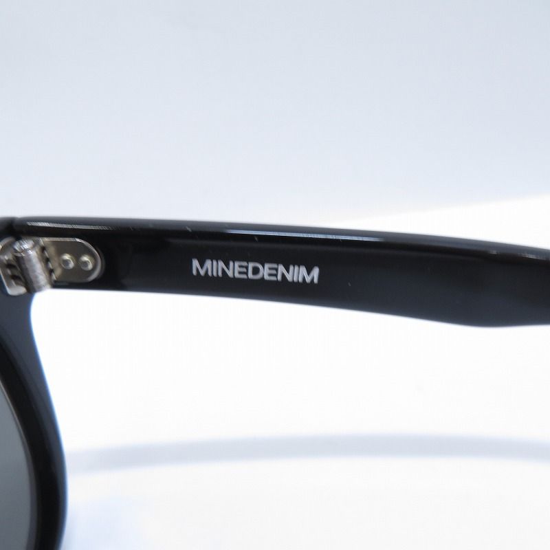 【瀬戸大橋店】 中古 MINEDENIM | マインデニム サングラス × KANEKO OPTICAL Wellington Type.01 - ブラック 【116】 瀬戸大橋店】 中古 MINEDENIM | マインデニム サングラス × KANEKO