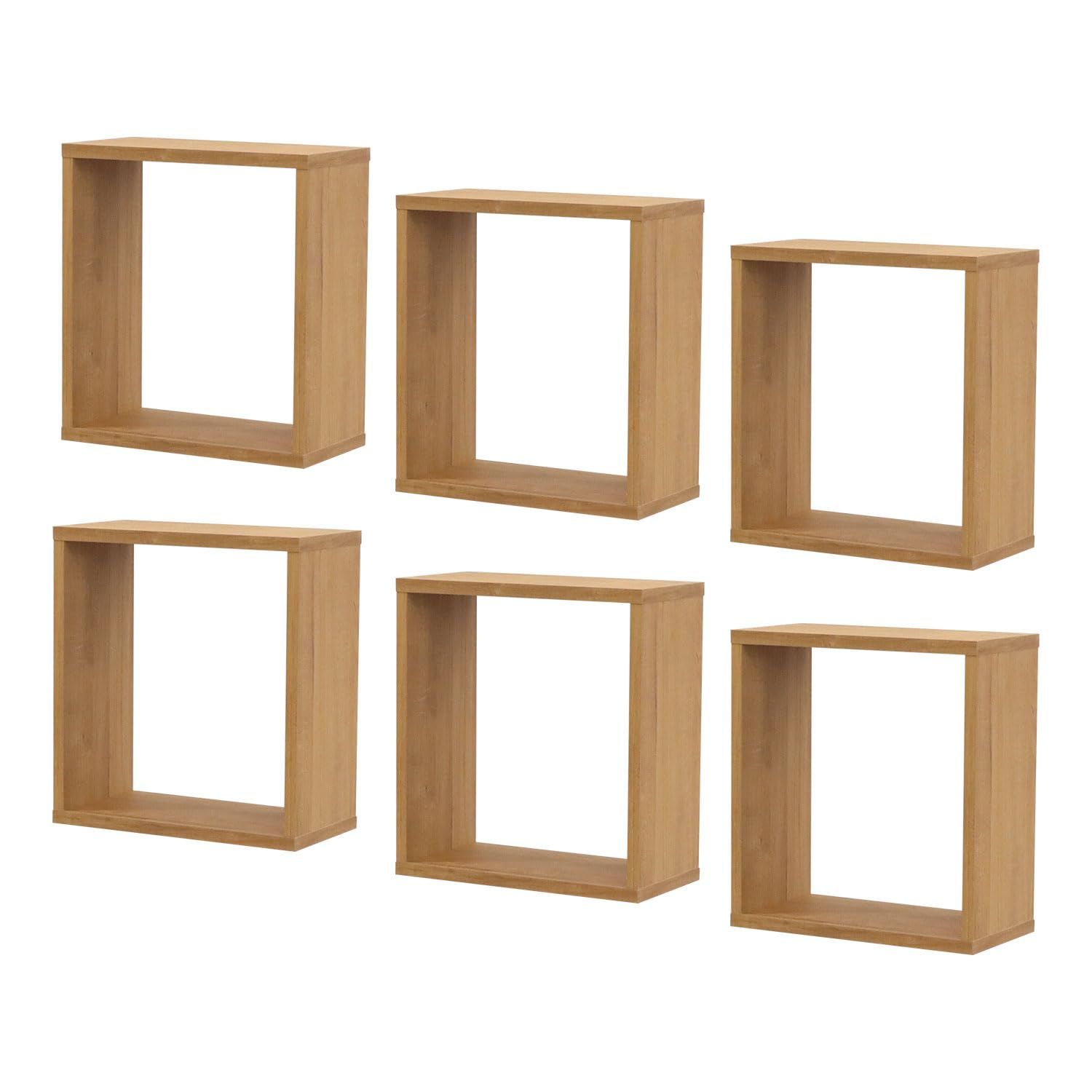 エイアイテック AITECH AIS オープンラック スリム セット 幅40 cm 奥行20 高さ40 ブラウン OPRS-442 x 6 pcs BR