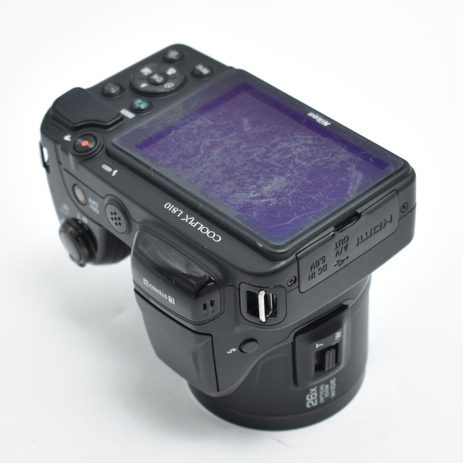 B#10878 Nikon デジタルカメラ COOLPIX (クールピクス) L810 ブラック