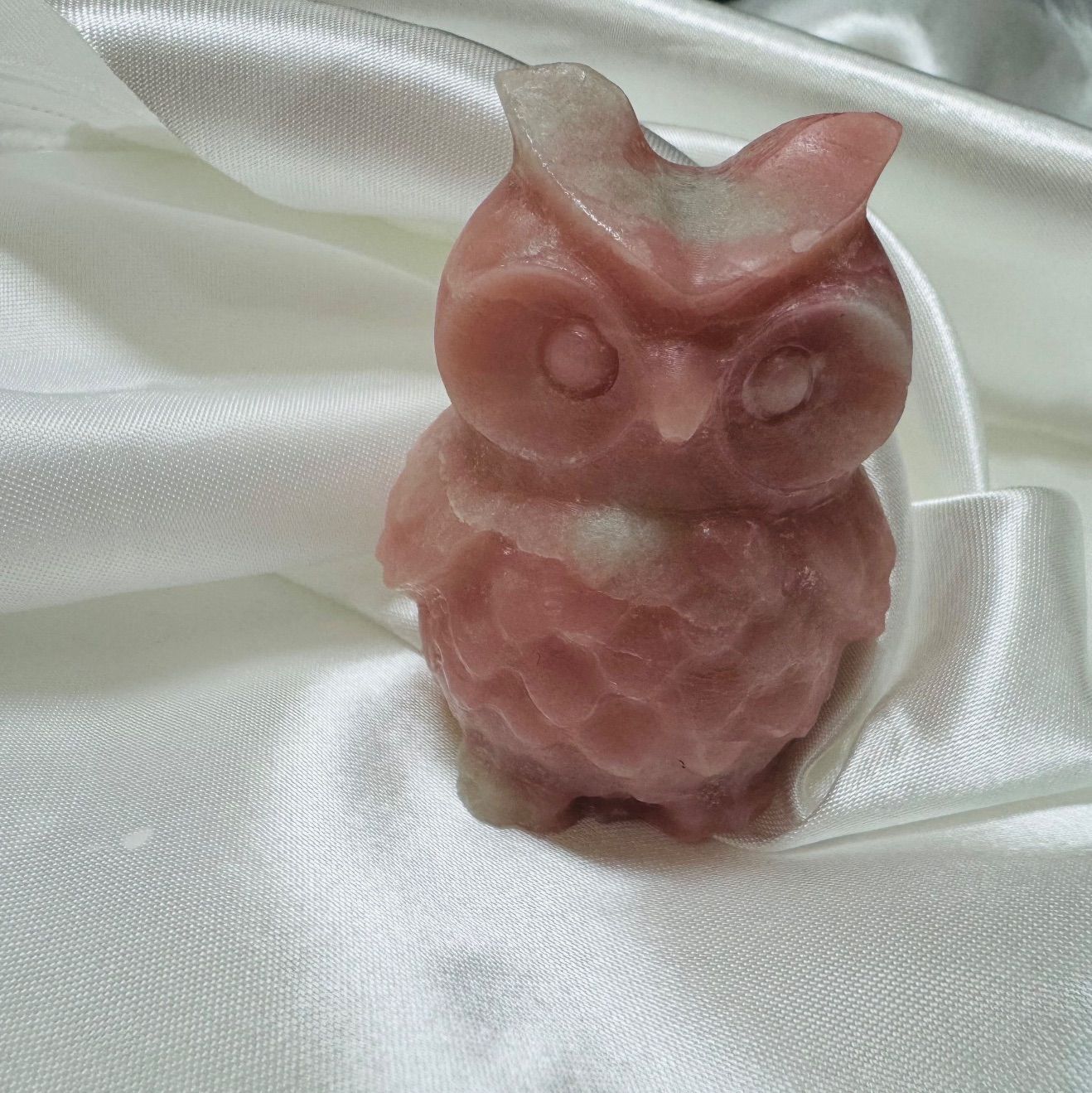 ピンク オパール フクロウ 小サイズ SALE✨ピンクオパールのフクロウさん𓂃‪𓈒𓏸フォロワー様限定クーポン‬