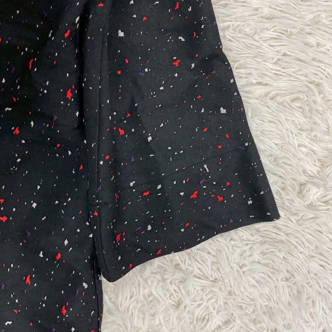 良品》4208 SHIZUKA KOMURO 総柄ロングコート ブラック 42 オシャレ