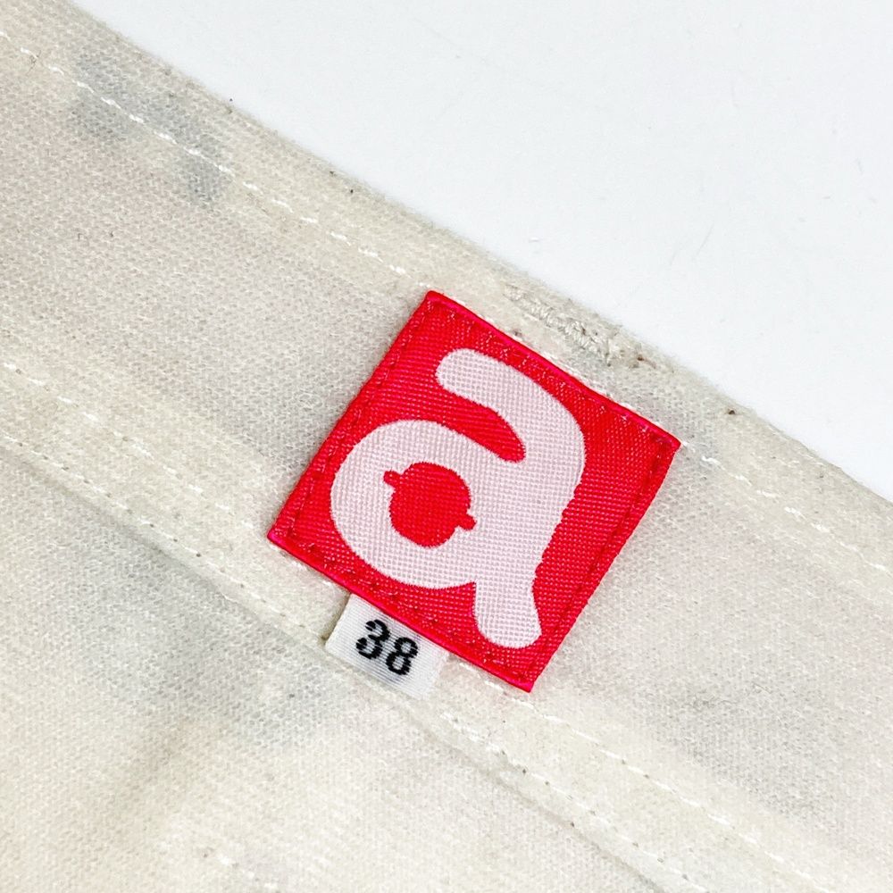 サイズ：38 ARCHIVIO アルチビオ 裏起毛 中綿スカート ロゴ総柄