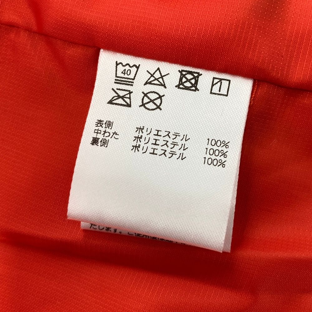 サイズ：M FILA GOLF フィラゴルフ 中綿ジャケット オレンジ系