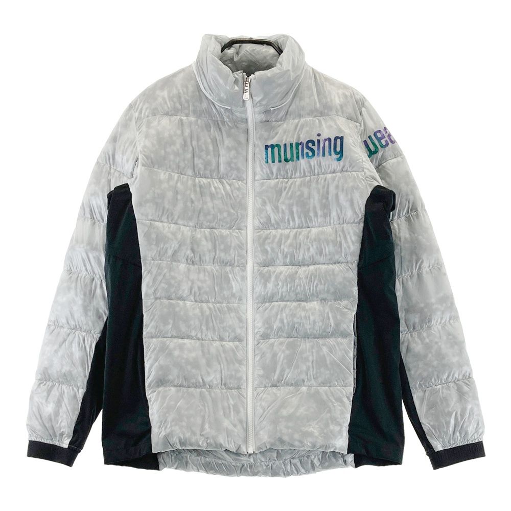 サイズ：LL MUNSING WEAR マンシングウェア  中綿ジャケット 総柄 ホワイト系 [240101602260] ゴルフウェア レディース ストスト サイズ：LL MUNSING WEAR マンシングウェア 中綿ジャケット 総柄