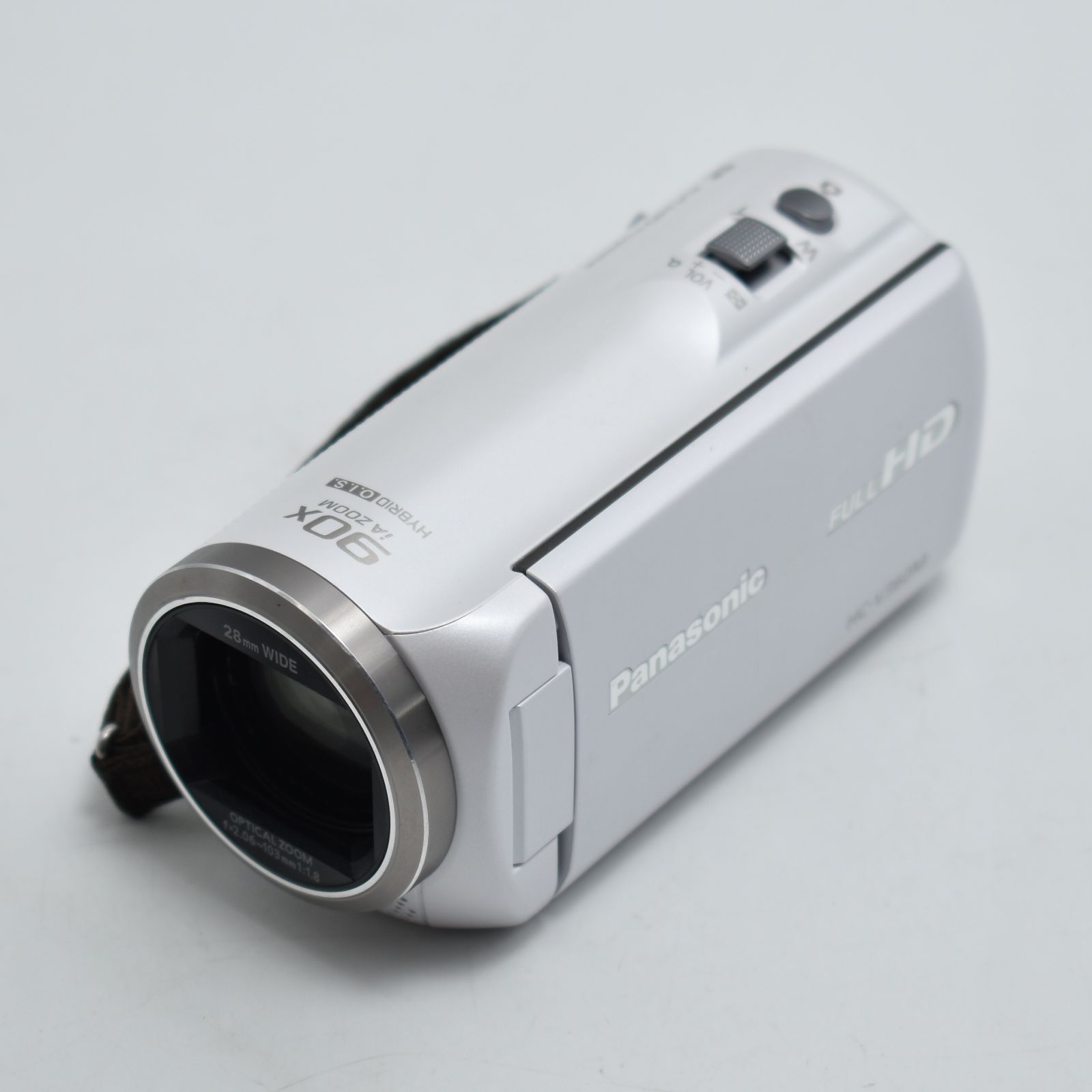 B 10818 パナソニック HDビデオカメラ V 360 M 16 GB 高倍率90倍ズーム ホワイト HC-V M-W