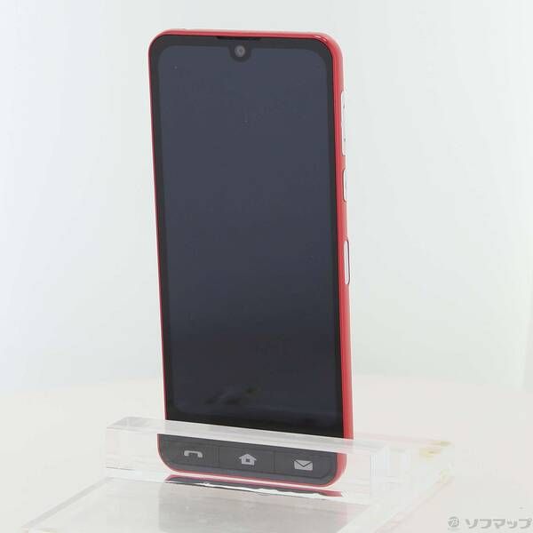 中古品〕 BASIO active2 64GB レッド SHG12 au SIMフリー【269