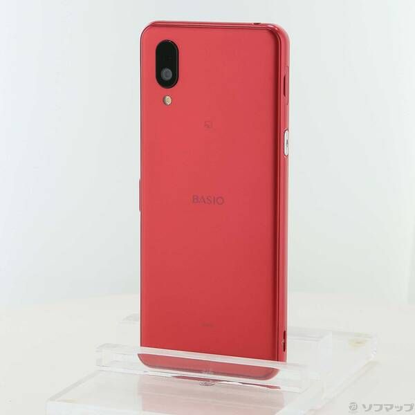 中古品〕 BASIO active2 64GB レッド SHG12 au SIMフリー【269