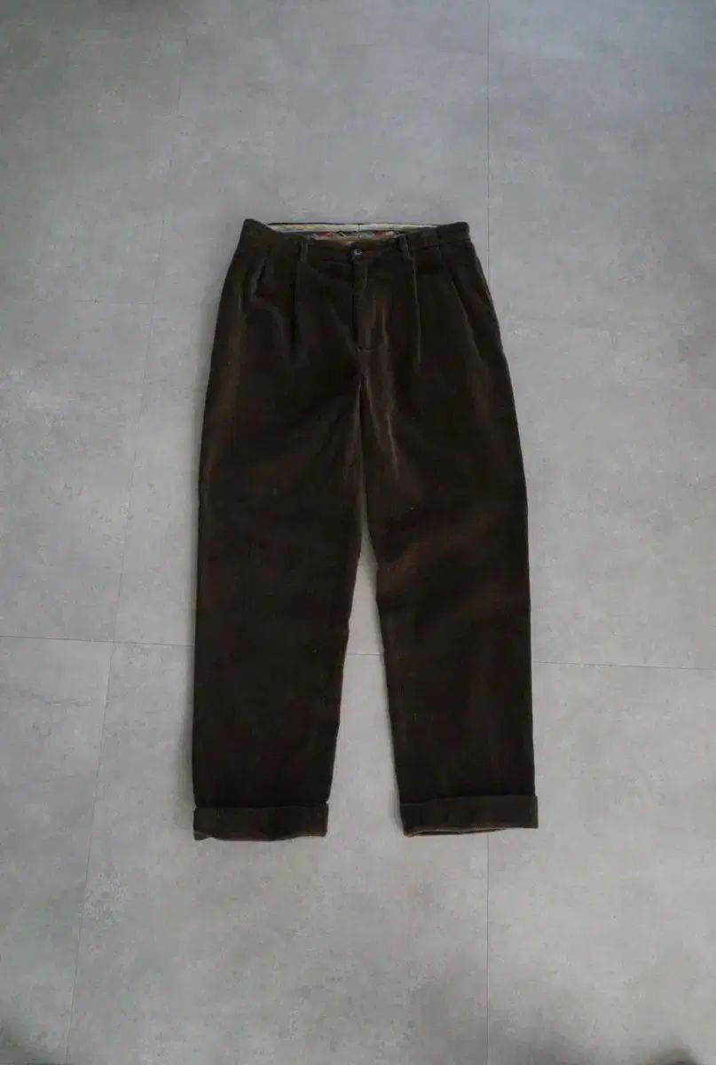 ポロ ブラウン コーデュロイ パンツ