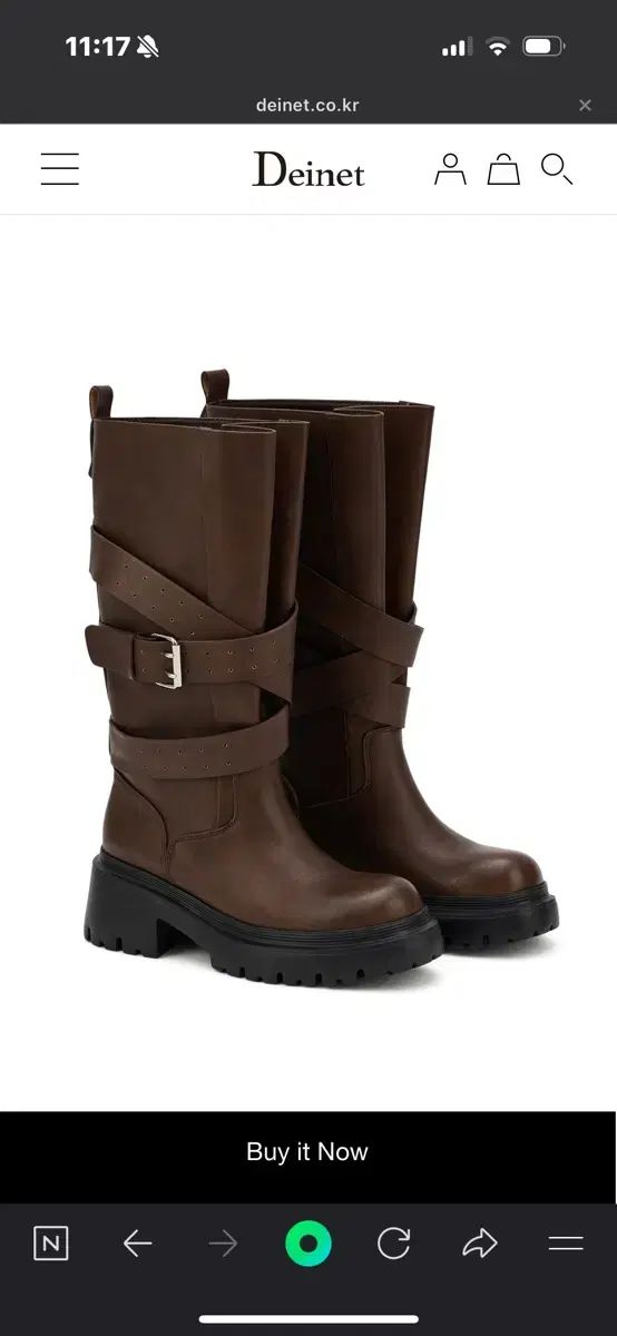 ダイニット ロングブーツ ブラウン 商品