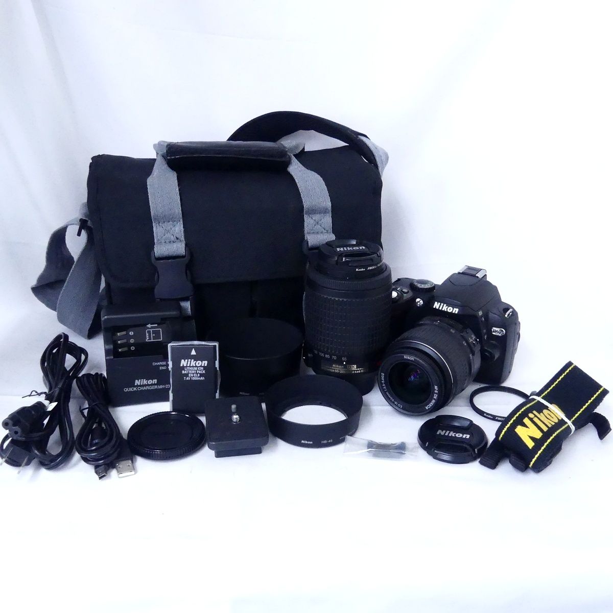 Nikon ニコン D 40 x AF-S NIKKOR 18-55 mm 55-200 デジタル一眼カメラ デジイチ デジカメ