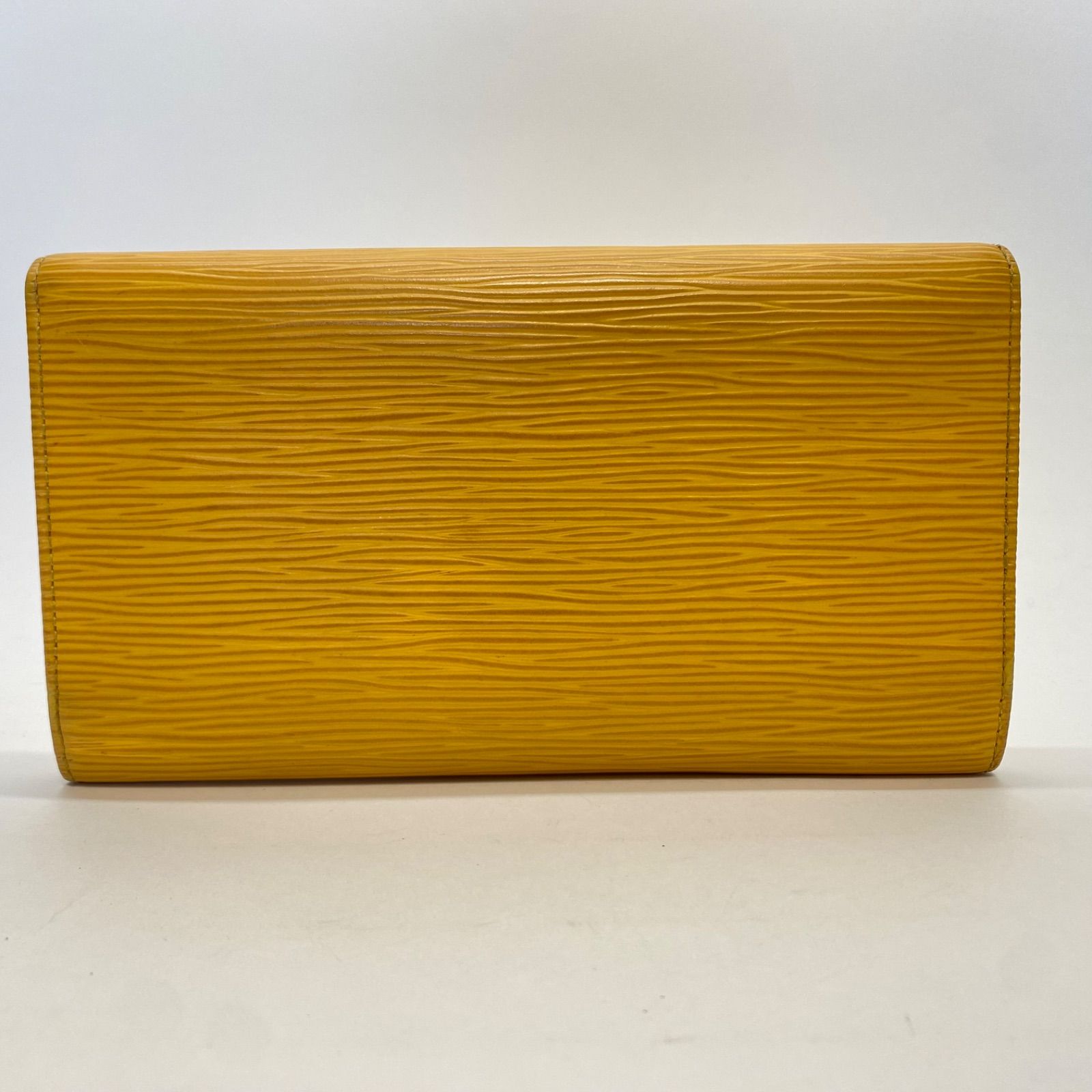 3240 LOUIS VUITTON ルイヴィトン エピ イエロー 三つ折り財布