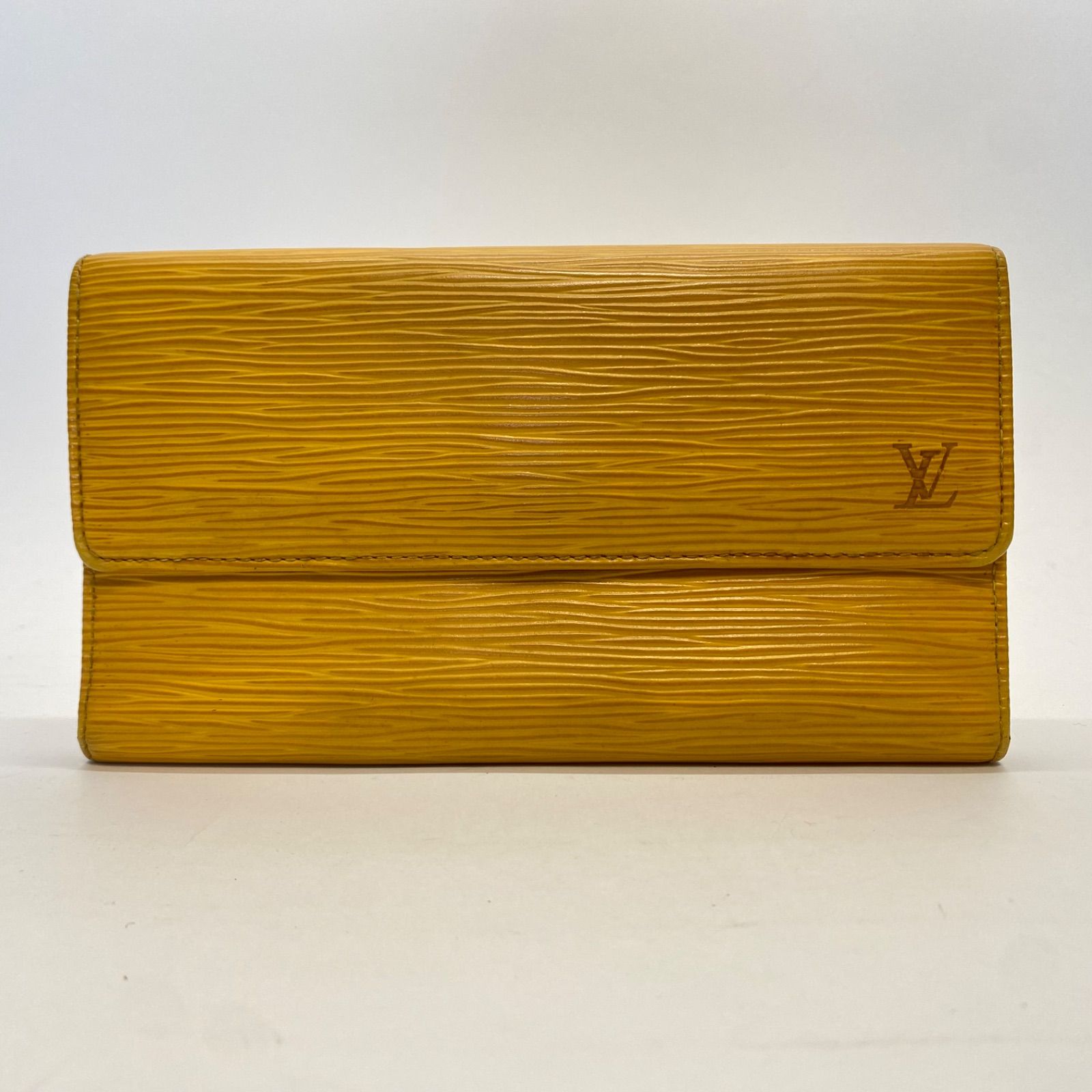3240 LOUIS VUITTON ルイヴィトン エピ イエロー 三つ折り財布