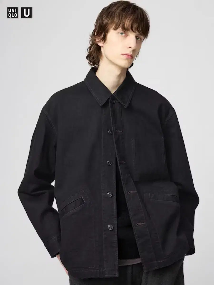 L 31 25fw UNIQLO U オーバーサイズ カラーデニムジャケット