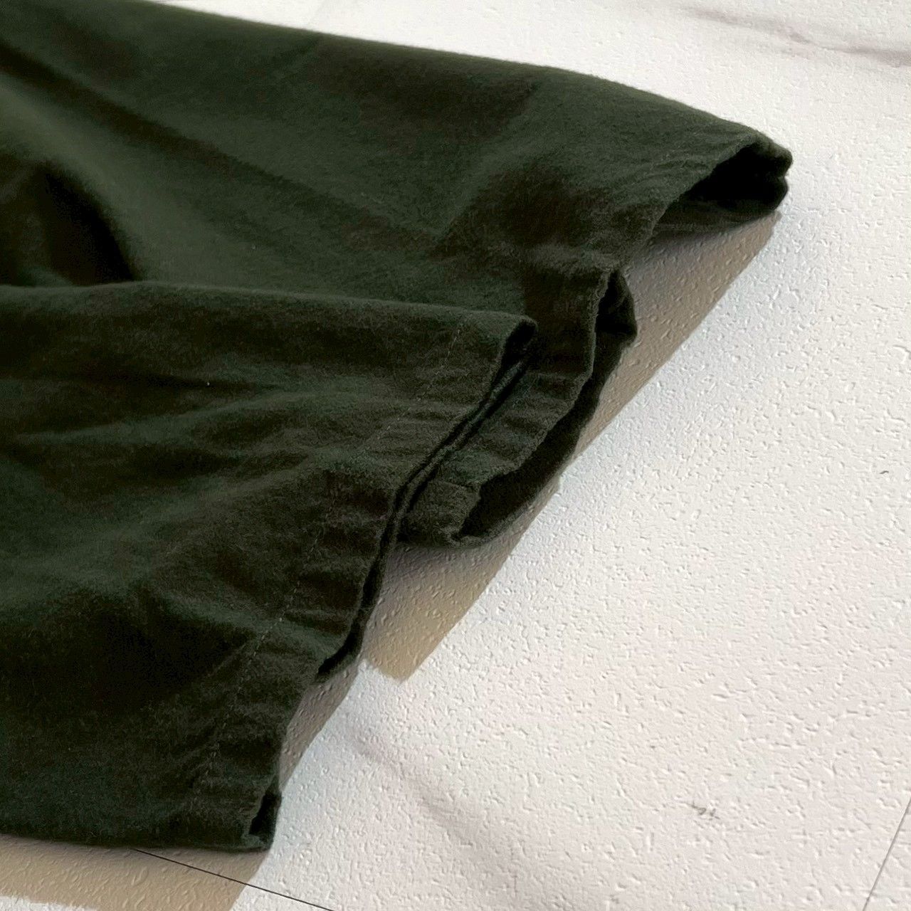 近年モデル イッセイミヤケ プランテーション ISSEY MIYAKE PLANTATION コットンネルギャザーワンピース オーバーサイズ ゆったり 綿 M グリーン 緑 ロング マキシ ゆったり設計 長袖 七分袖 