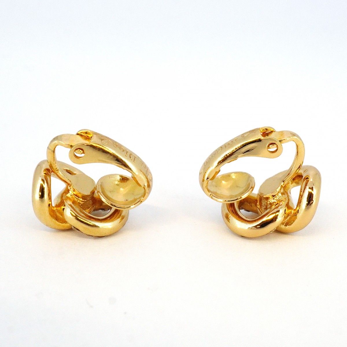 クリスチャンディオ―ル　GP イヤリング Christian Dior クリスチャンディオール ハート モチーフ ライン