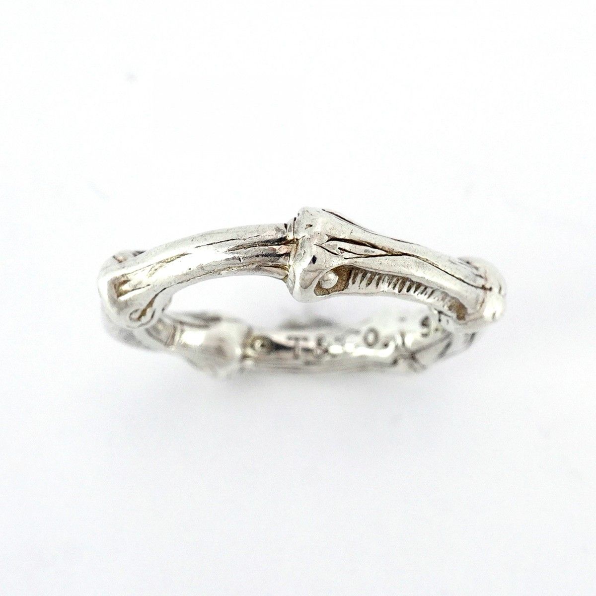 5jpb0681】ティファニー リング バンブー シルバー925 8.5号【中古