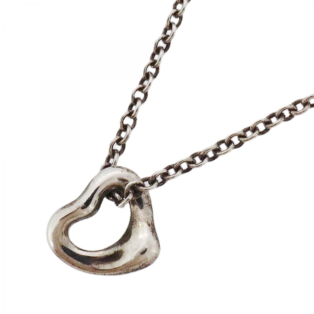 5 jpb 0684 ティファニー ネックレス オープンハート シルバー925 レディース