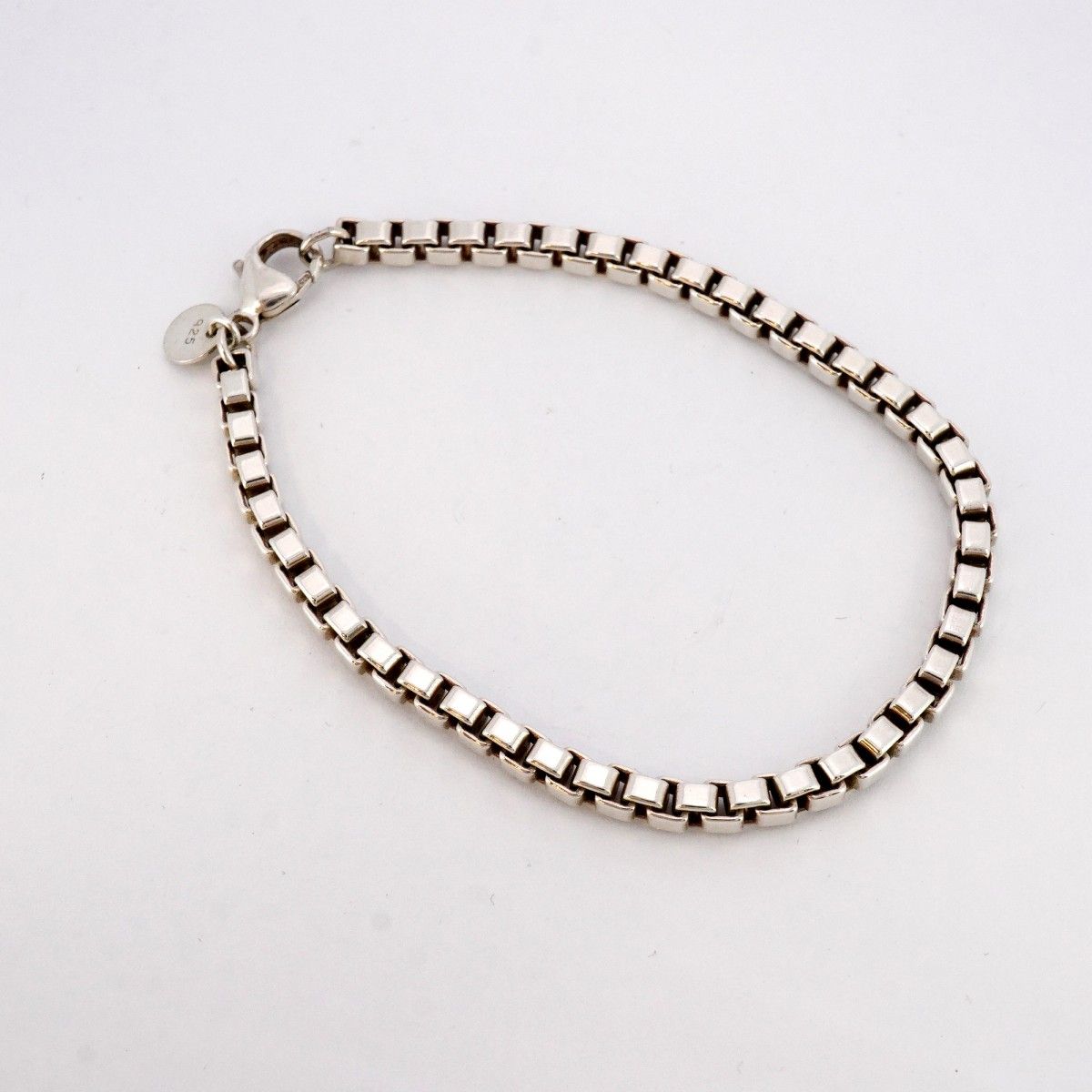 5jpb0689】ティファニー ブレスレット ベネチアン シルバー925【中古