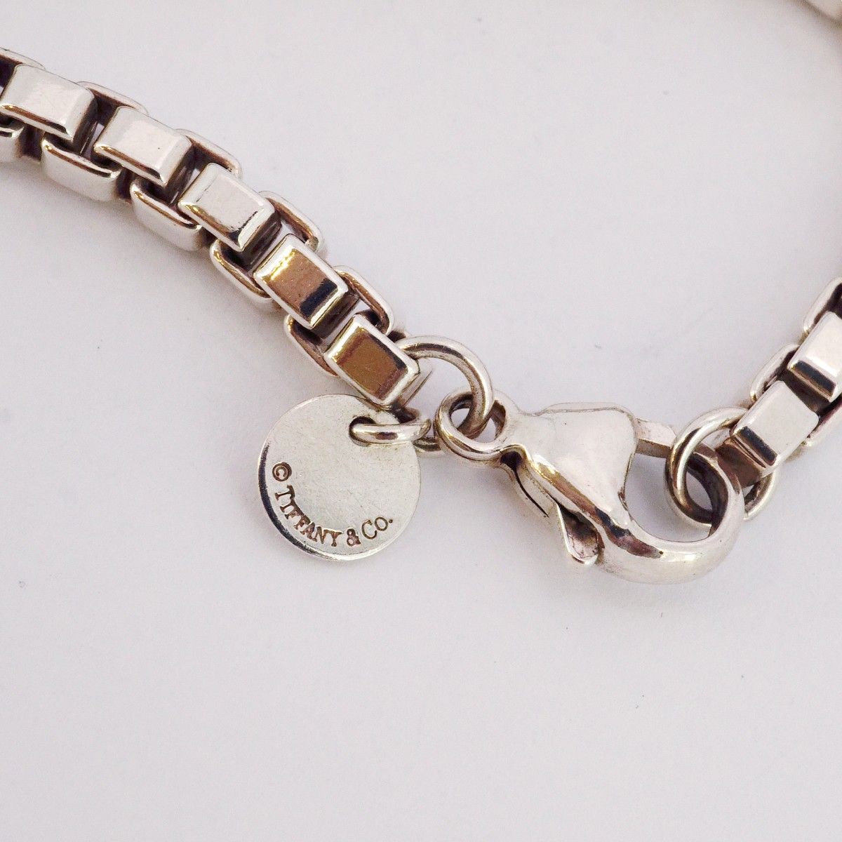 5jpb0689】ティファニー ブレスレット ベネチアン シルバー925【中古