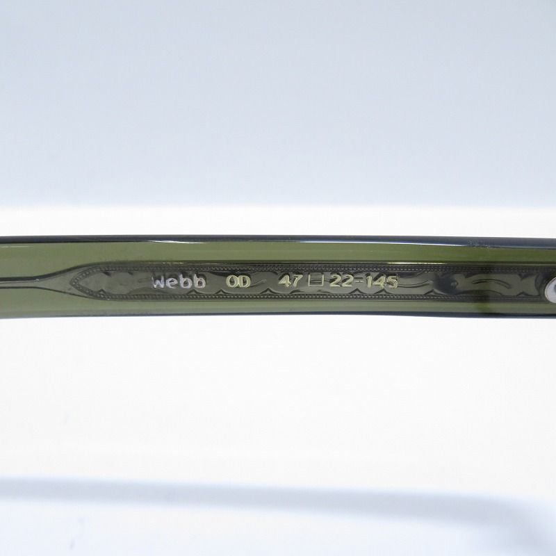 【瀬戸大橋店】 中古 EYEVAN | アイヴァン  webb 伊達メガネ - サイズ：47□22 145 オリーブ 【116】 瀬戸大橋店】 中古 EYEVAN | アイヴァン webb 伊達メガネ - サイズ：47