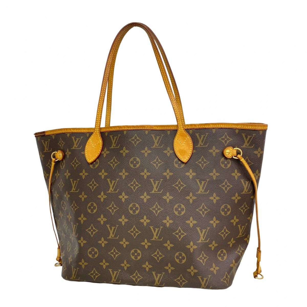 6 ab 1013 ルイヴィトン トートバッグ モノグラム ネヴァーフルMM M 40156 ブラウン レディース