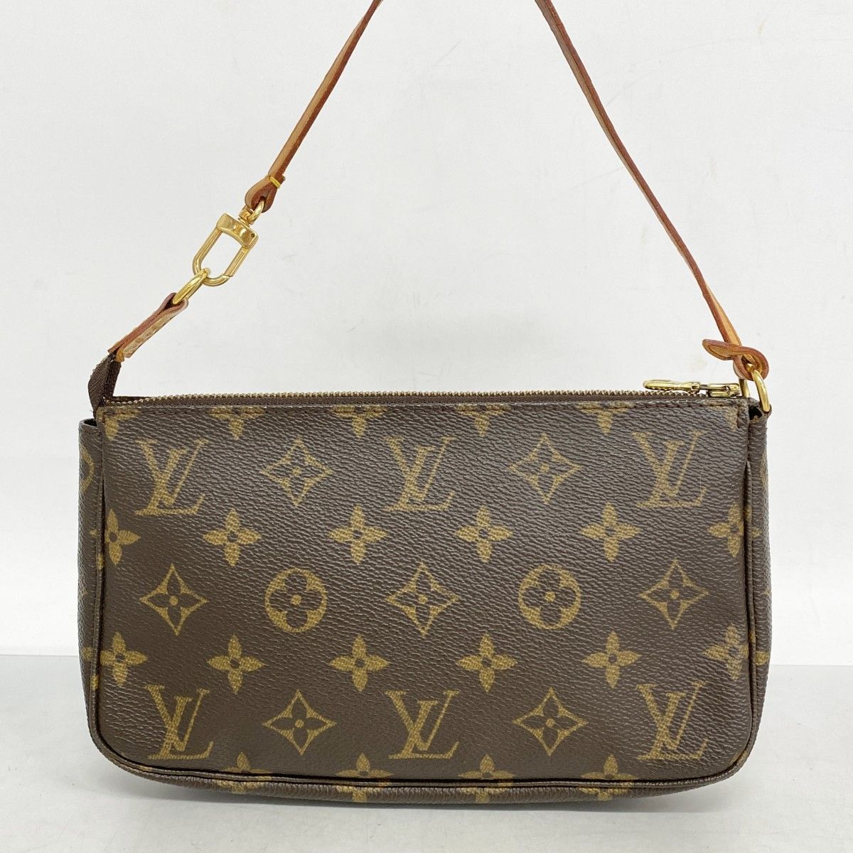 【5pc3282】ルイヴィトン ポーチ モノグラム ポシェットアクセソワール M51980 ブラウン【中古】レディース 6ab1017】ルイヴィトン ポーチ モノグラム ポシェットアクセソワール