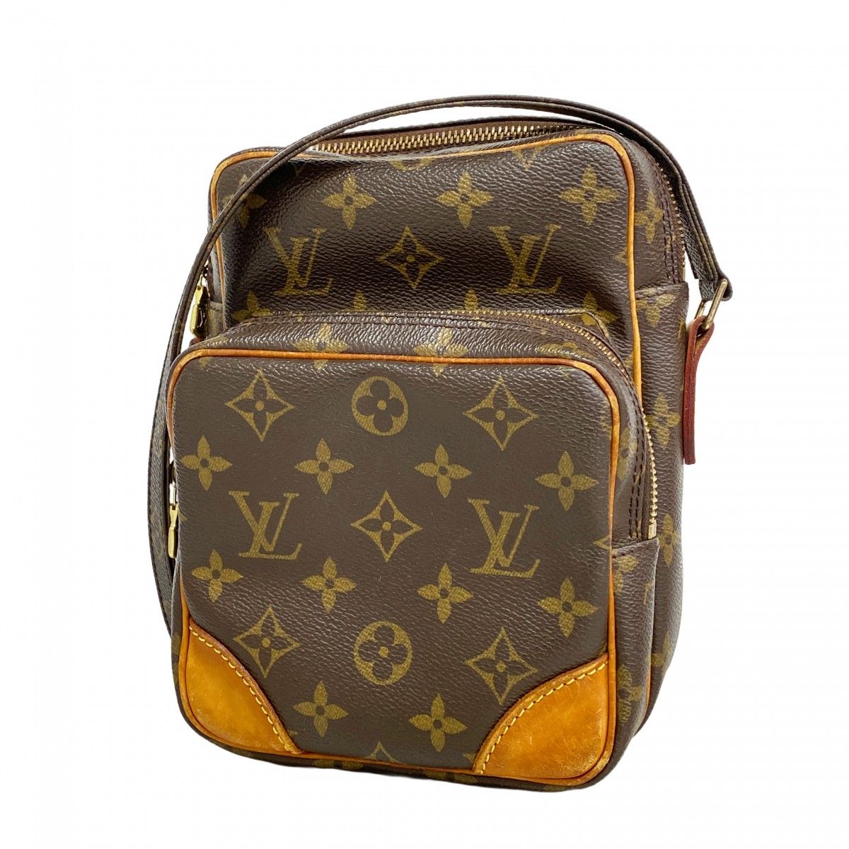 6 ab 1025 ルイヴィトン ショルダーバッグ モノグラム アマゾン M 45236 ブラウン レディース