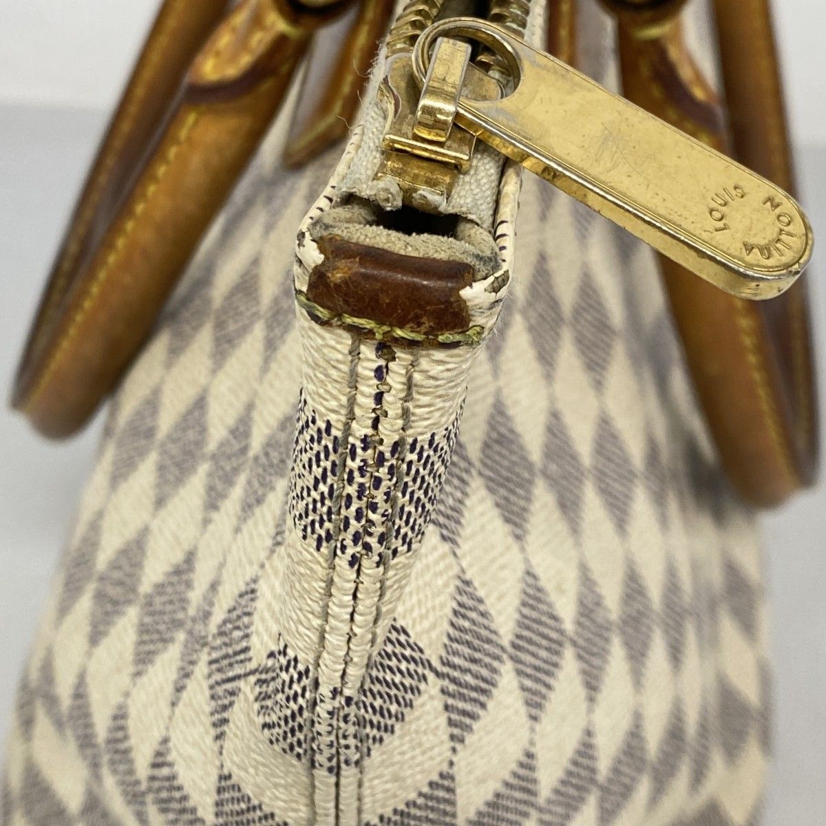 6ab1082】ルイヴィトン ハンドバッグ ダミエ・アズール サレヤPM