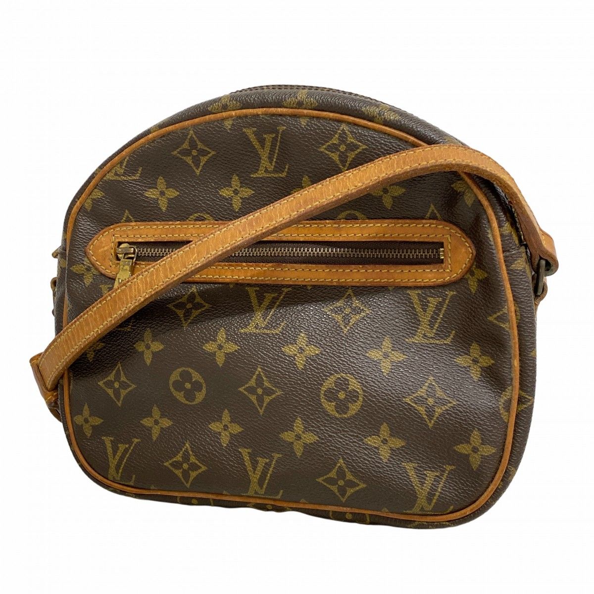6 ab 1123 ルイヴィトン ショルダーバッグ モノグラム サンリス M 51222 ブラウン レディース