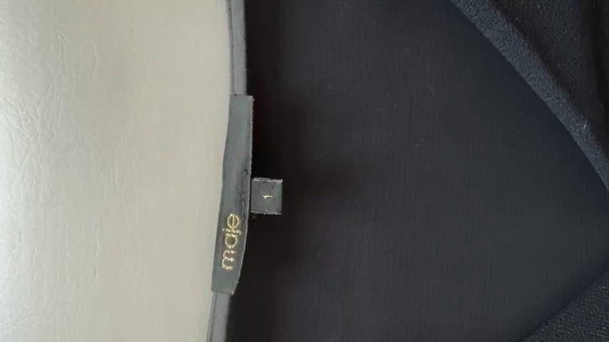  マージュ ブラック ONE PIECE 長袖 七分袖 ひざ丈ワンピース