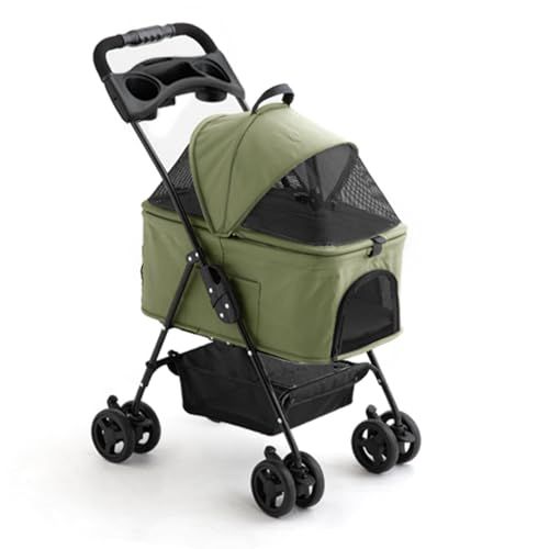 タンスのゲン ペットカート 3 WAY 分離式 カート キャリーバック ドライブボックス 対面式 フルオープン 全輪 ロック付 104426 7216 a 779