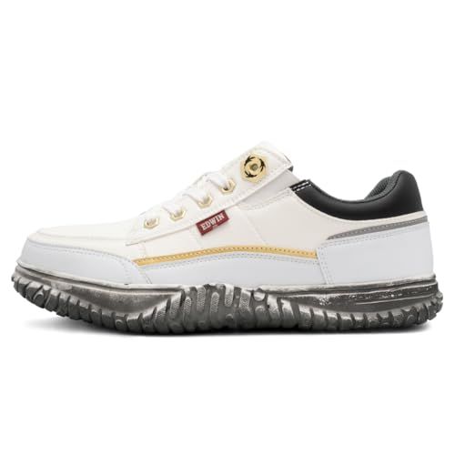 エドウィン 安全靴 軽量 特殊ソール スニーカー ローカット メンズ 3 e 幅広 衝撃吸収ソール ゴム樹脂 防滑底 耐久 耐水 おしゃれ 作業靴 金 esm 105 de 44 f 99 a