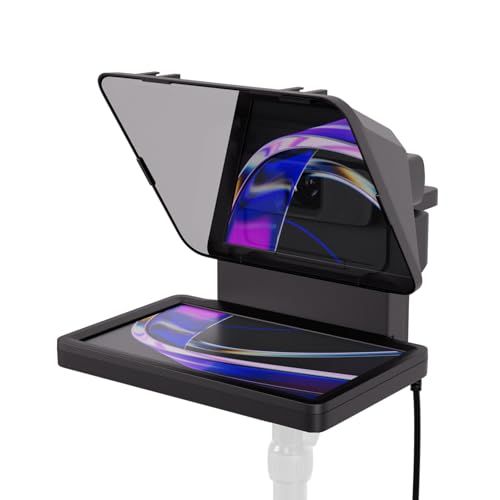 Elgato Prompter ビデオスクリプトのための内蔵モニター搭載テレプロンプター|Twitchチャット - Zoomミーティング 高い互換性 DSLR Webカメラ スマートフォン |カスタム な9インチディスプレイ | Stre