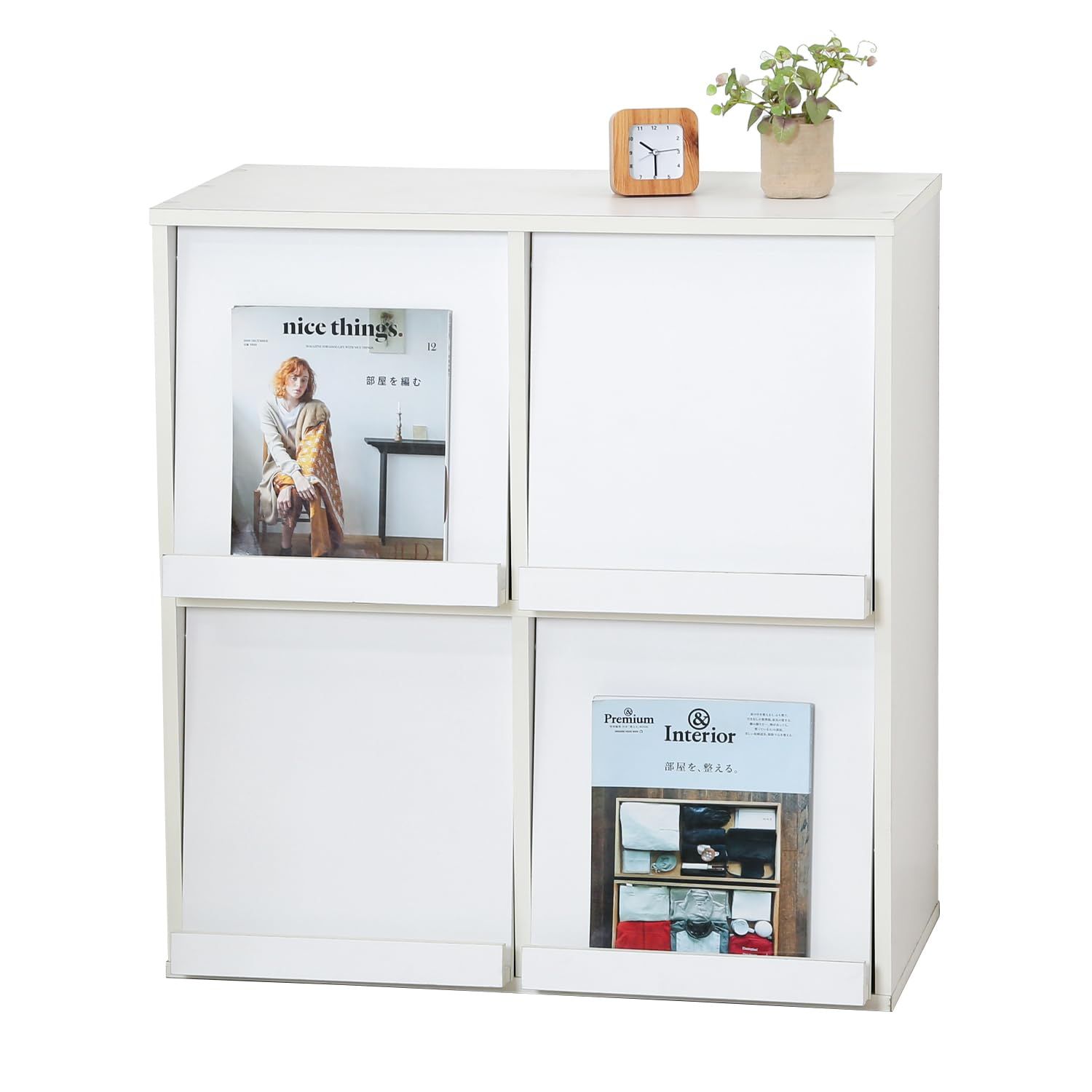 新品 不二貿易 ディスプレイラック 本棚 幅80×奥行46.5×高さ85cm