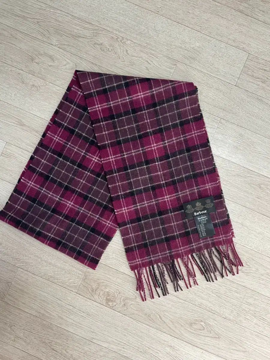 BARBOUR バブアー ウール チェック マフラー ♥