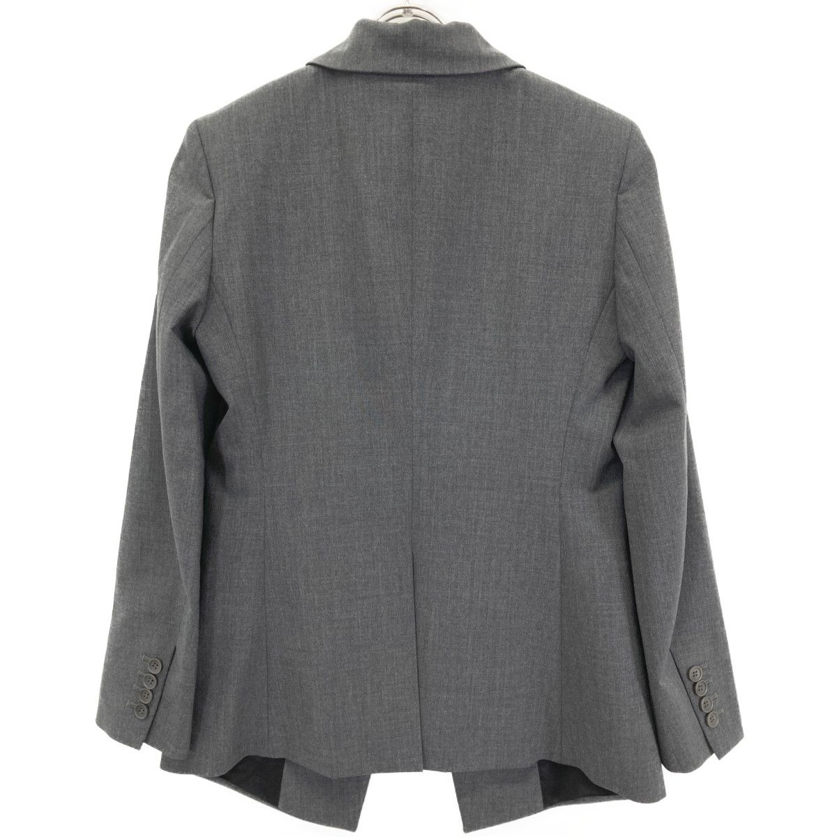 Theory セオリー 23年製 ｸﾞﾚｰ Traceable Wool Etiennette Blazer ｽｰﾂ